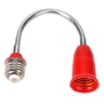 thumbnail image 2 of Lámpara 5 uds E27 soporte LED enchufe de lámpara de extensión Flexible Universal (rojo), 2 of 7