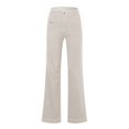 thumbnail image 5 of vigerkar Women Jeans, Tummy Control Wide Leg Trouser, Women's Pants 2025 White, M, 5 of 6