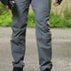 thumbnail image 5 of Pantalones largos para hombre, estilo casual, de moda, color liso, para exteriores, deportivos, blusa con cremallera y múltiples bolsillos, pantalones de poliéster para hombre., 5 of 5