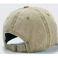 thumbnail image 2 of Gash Hao Unisex Vintage Washed Distressed Baseball-Cap Twill Adjustable Dad-Hat, 2 of 5