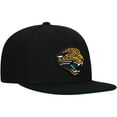 thumbnail image 3 of Youth Mitchell & Ness Black Jacksonville Jaguars Gridiron Classics Ground Snapback Hat, 3 of 5