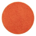 thumbnail image 7 of Unique Loom Solid Shag Collection Area Rug (5' 3" Round Tiger Orange), 7 of 7