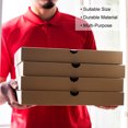 thumbnail image 3 of Pizza Box, 10pcs 9x9 Inches - Aluminum Foil Square Pizza Storage Container for Cake Cookies Pizza Party(Brown), 3 of 7