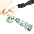 thumbnail image 3 of HSHDLDF Women Leather Tassels Keychain Car Circle Key Rings Gift Bag Hanging Buckle, 3 of 3