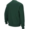 thumbnail image 3 of Men's Colosseum Green Miami Hurricanes Arch & Logo Crew Neck Sweatshirt, 3 of 5