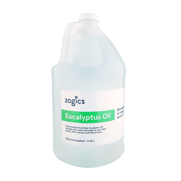 Zogics Eucalyptus Oil Blend for Steam Room Oil (1 gallon)