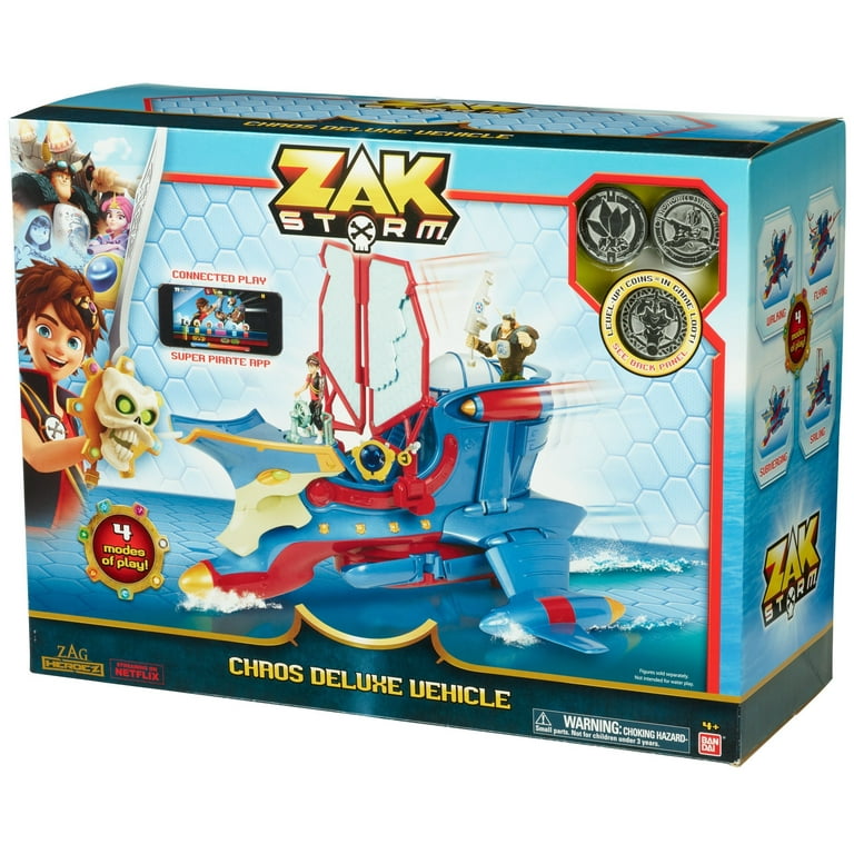 Zag Heroez Zak Storm Chaos Deluxe Vehicle Playset - Walmart.com