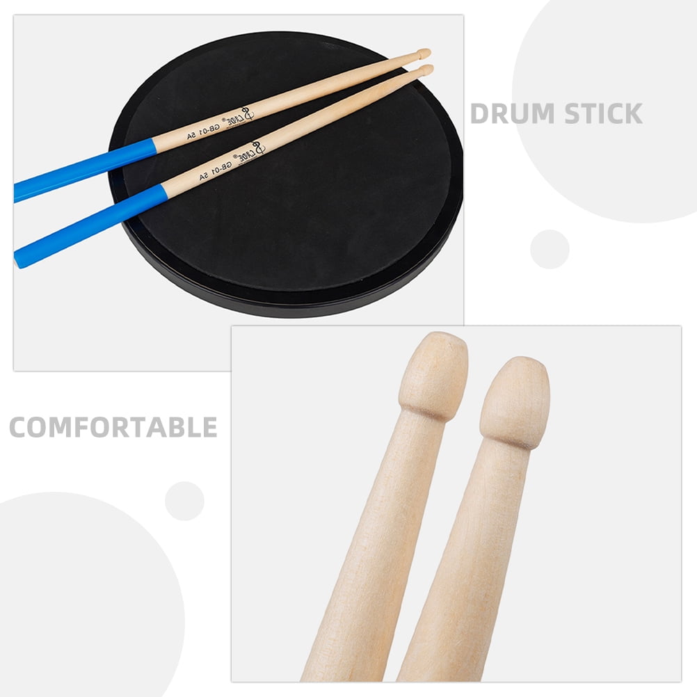 RENACLIPY Maple Drumsticks 3 Pairs for Music Practice and Performance