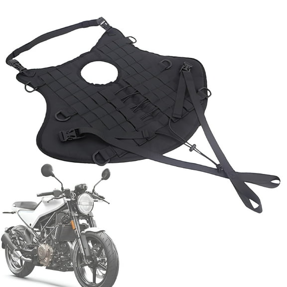 MELIVO Motorcycle Tank Cover Motorcycle Tank Mount Base Bag Waterproof and Sun-proof Motorcycling Bag for Oil Tank