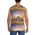 thumbnail image 4 of Daiia Wildlife Protection Printed Men's Tank Tops,Casual Soft Sleeveless Gym Muscle Shirts Bodybuilding Tee-Small, 4 of 8