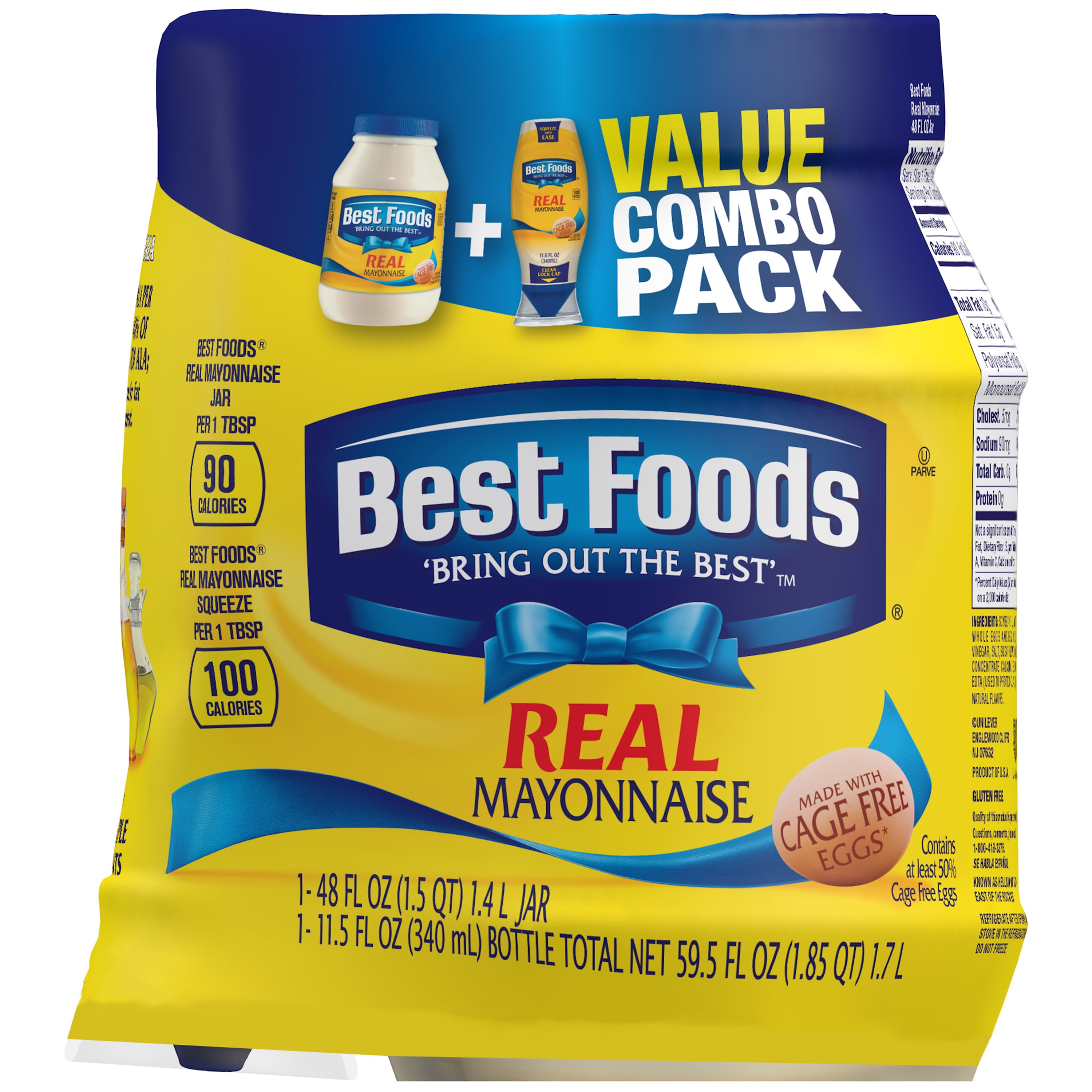 Best Foods Real Mayonnaise 48 Oz 11 5 Oz Walmart Com Walmart Com   F73ebb2d F524 4321 Acae 6eb68c356e96 2.13185537368db0f71a146b3a96e78607 