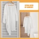 thumbnail image 3 of GOOHOCHY Bata de baño de algodón para mujeres y hombres Bata de hotel para uso en el baño del hogar Bata de baño de algodón y bata de spa para mujeres y hombres, 3 of 8