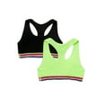 thumbnail image 2 of Justice Girls Seamless Sports Bra, 2Pk Sz 28-38, 2 of 6