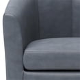 thumbnail image 4 of Trent Home Faux Leather Gray Chair Rectangular Removable Cushion 29.9"H Unassembled, 4 of 6