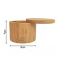 thumbnail image 4 of Visland Totally Bamboo Salt Cellar Bamboo Storage Box with Magnetic Swivel Lid, Moistureproof Spice Jar, 4 of 7