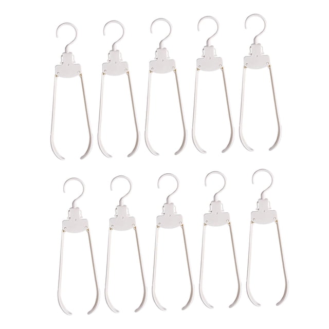 Percha Plegable Portátil para Ropa, Calcetines, Ropa Interior, Perchas para Ropa, Percha para Viajes, Percha para Dormitorio en Casa, Tendedero Ligero blanco Soledad percha de viaje plegable
