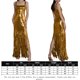 thumbnail image 2 of Vestido Maxi Ajustado Vestido de fiesta de noche para mujer, sin espalda, con purpurina, sexy, delgado, largo, con borlas (dorado S) Ygjytge para Mujer oro T M, 2 of 8