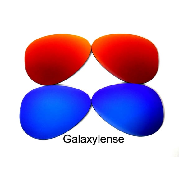 Galaxy Replacement Lenses for Ray Ban RB3025 Red & Blue 58mm Color  100% UVAB