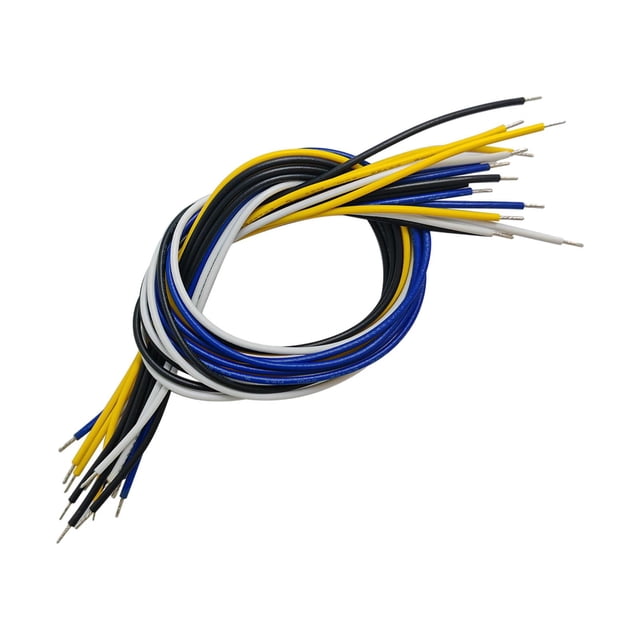 MERIGLARE 16 Pieces Guitar Pickup Connection Wire, Circuit Wire, Lightweight, Versatile 22AWG Wiring, Pickup Cable for Musical Instruments