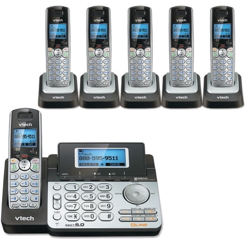 VTech CS6629 Cordless Expandable Phone with CS6609-5 Extra Handsets� 