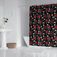 thumbnail image 2 of Pioneer Flower Floral Print Pattern Shower Curtain 72”x72", Bathroom Decorative Shower Curtain Set with 12 Hooks, Waterproof Washable, 2 of 6