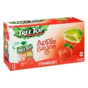 Tree Top Applesauce Pouch, Strawberry, 3.2 oz, 12 Ct