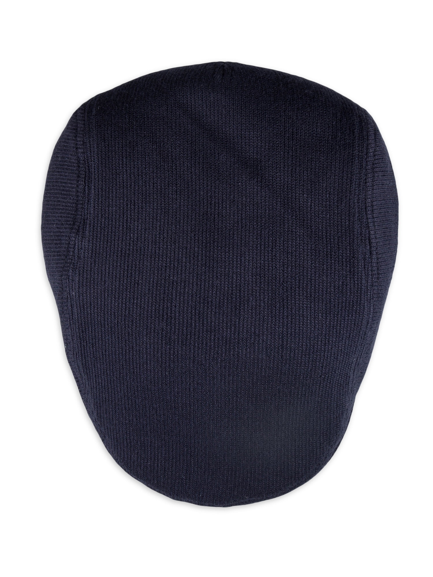 Levi's Men's Stretch Flat Top Navy Ivy Newsboy Hat with Sherpa Lining