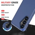 thumbnail image 6 of Diverbox Heavy Duty Case for Samsung Galaxy S25+ Plus, Shockproof Protective Phone Cover with Camera Control Button and Screen Protector - Blue, 6 of 7