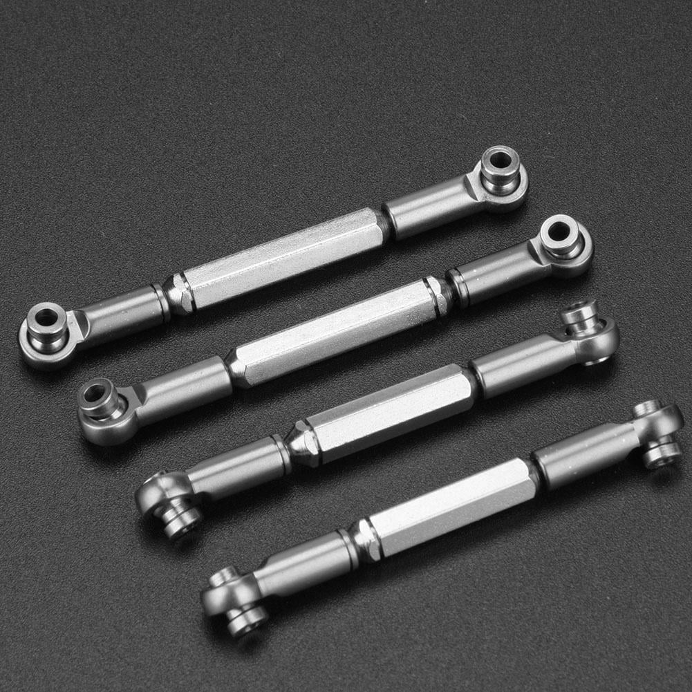 Mgaxyff RC Steering Linkage,Front Rear Adjustable Hex Steering Linkage