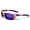 Purple, variant on Men USA Patriotic Sport Wrap Around Sunglasses Biker Sport Mirror 100% UV Protection