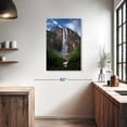 thumbnail image 3 of Elephant Stock Towering Angel Falls Wall Art - Vertical Canvas Wall Art - Living Room Wall Decor - Nature Canvas - Brown And Green Decor - 24" x 36", 3 of 8
