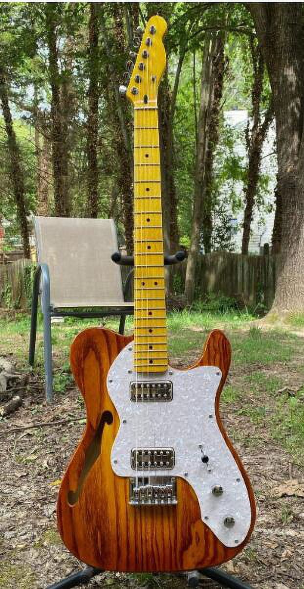 RSW Tele Thinline Style Semi-Hollow Acoustic-Electric Guitar, Natural