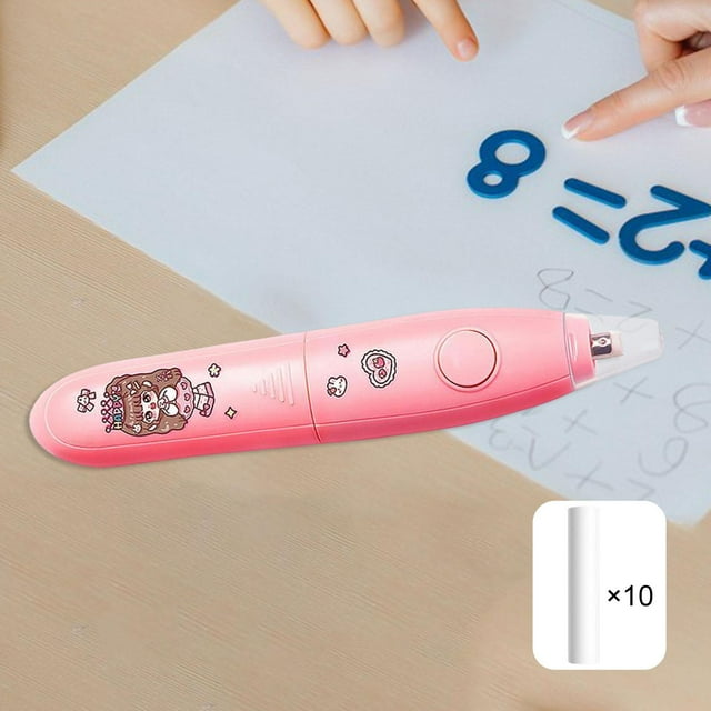 Borrador eléctrico creativo Soledad Sketch Highlight Borrador automático Rosa