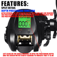 thumbnail image 4 of Electronic Baitcasting Fishing Reel LED Screen High Speed 7.2:1 10Kg Saltwater Waterproof Cast Drum Wheel Casting-Right, 4 of 6