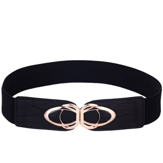 WHIPPY Women Leather Belt with Double Ring Buckle, Brown  display picture 3