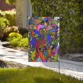 thumbnail image 2 of ZNDUO Fox Doodle Psychedelic Pattern Garden Flag, 28"x40" Double Sided Polyester Flag for Garden Farmhouse Patio Home Decor, 2 of 8
