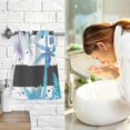 thumbnail image 7 of Dreamtimes Hand Towels Palm Blue Patterned 2 PCS, Cotton Bath Towel for Drying Face Hands Body Decorative Water Absorbent Lightweight Towels for Bathroom Ktichen Travel Gym,16"x28", 7 of 7