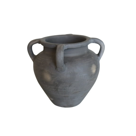 BIDK Home Textured Terracotta Accent Vase - 9"