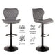 thumbnail image 2 of Set De 2 Bancos De Cocina Mostrador Barra Silla Taburete Comedor Respaldo Alto Altura Regulable y Función Giratoria 360°, 2 of 7