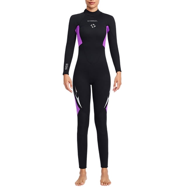 Greeniant DIVE SAIL Trajes de neopreno de 3MM Traje de buceo de neopreno SCR Pantalones largos de manga larga Traje de surf resistente al desgaste para Deportes acuáticos Púrpura XXL Greeniant OD003296-26