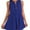Royal Blue, variant on Krumba Women Summer Sleeveless Dress: Keyhole Tie Front Pleated Mini – Casual for ladies 25-35 Vacation Beach Party Wedding Light Blue Size L