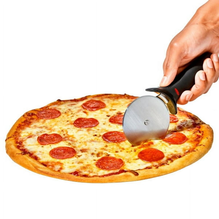 OXO Dough Pastry Pizza Cutter Wheel 7.5-Inch Long Black Handle