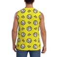 thumbnail image 4 of Balery White Popcorn Camisetas sin mangas para hombre, absorbe la humedad y protege contra el mal olor.-XX-Large, 4 of 7