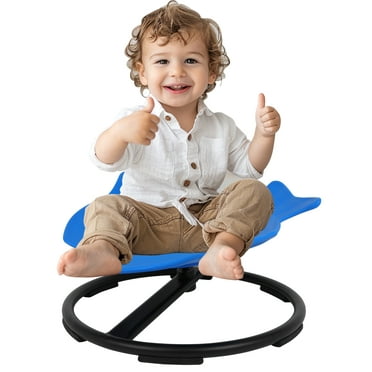 Kids Swivel Chair for Autism Kids , Sensory Toys Sensory Products Spinning Seat Swivel Chair for Child Yellow Age 2-10