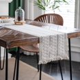 thumbnail image 3 of Camino de mesa Alynsehom Macramé de algodón beige crema 30 x 180 cm, 3 of 7