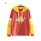 thumbnail image 1 of Minnieouse Sudadera con capucha estampada de algodón con capucha de manga larga deportes deportes mujer ropa Prendas para la parte del cuerpo Rojo amarillo L, 1 of 6