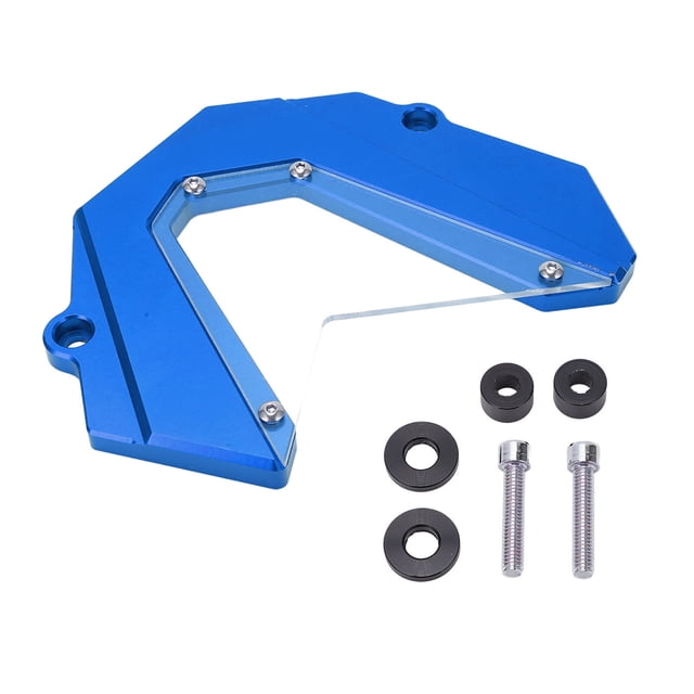 Chain Guard Protector, Motorcycle Sprocket Cover High Strength CNC Aluminium Alloy For Motorbike Refitting Blue