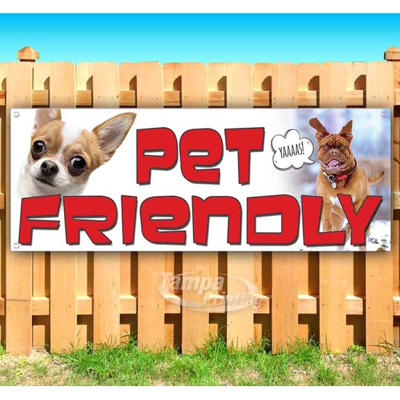 Pet Friendly 13 oz Vinyl Banner With Metal Grommets