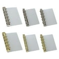 thumbnail image 6 of Adjustable Metal Insert Binder Clip Refillable Partition Pad for Journals, Planners, Office Document, 6 of 8