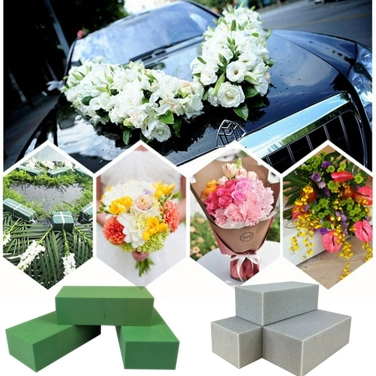1pc Green Rectangle-Shaped Water-Absorbent Foam For Flowers, Ideal For  Birthday Party, Outdoor Garden, Valentine'S Day, Wedding, Dining Table  Centerpiece, Floral Arrangement